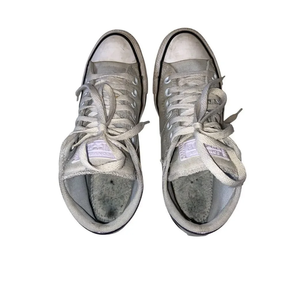 Converse Chuck Taylor All Star Madison Mid Top Womens Shoes Wolf Grey White